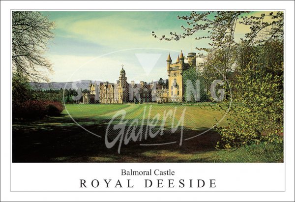Balmoral Castle - Royal Deeside Postcard