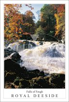 Falls of Feugh - Royal Deeside Postcard