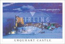 Urquhart Castle, Winter Postcard
