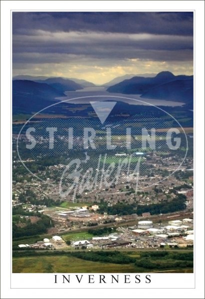 Inverness to Loch Ness, Inverness Postcard (V SG)