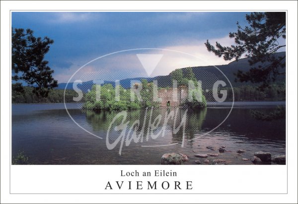 Loch an Eilean - Aviemore, The Castle Postcard