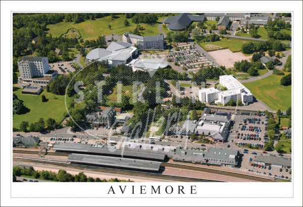 Aviemore, Aerial view Postcard