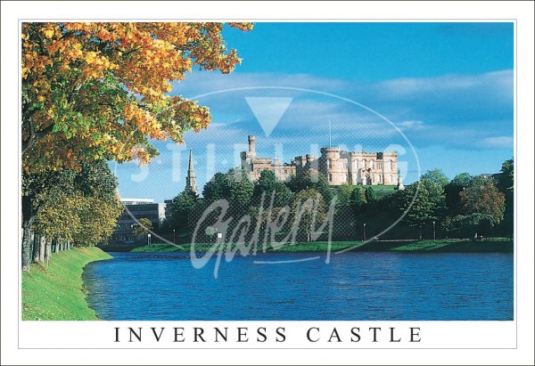 Inverness Castle and River Ness Postcard