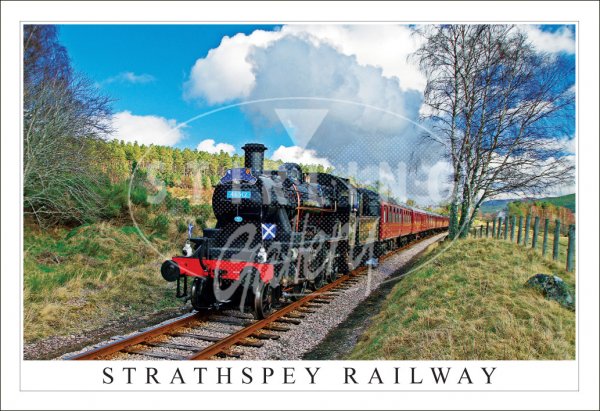Strathspey Railway Postcard