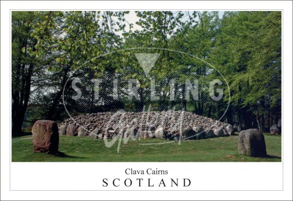 Clava Cairns - Scotland, near Culloden Moor Postcard