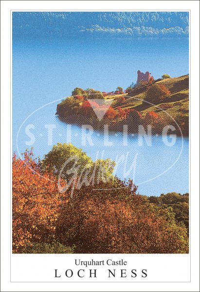 Urquhart Castle - Loch Ness, Autumn Postcard (V SG)