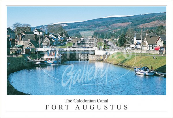Caledonian Canal - Fort Augustus Postcard