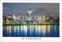 Inverness, Evening Lights Postcard