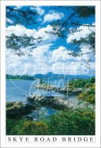 Skye Road Bridge, from Loch Alsh Postcard (V SG)