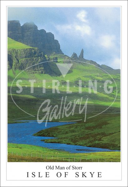 Old Man of Storr - Isle of Skye, from Lochan Postcard (V SG)