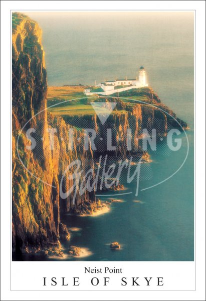 Neist Point - Isle of Skye, evening Postcard