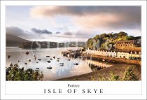 Portree - Isle of skye, Beach, Harbour, early Morning Postcard