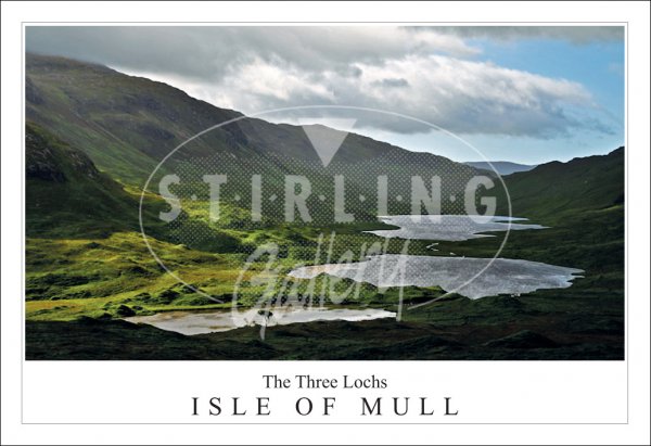 Three Lochs - Isle of Mull Postcard