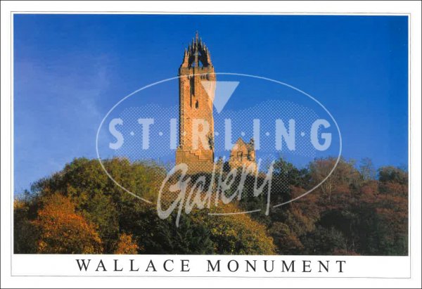 Wallace Monument, Abey Craig, Autumn Postcard