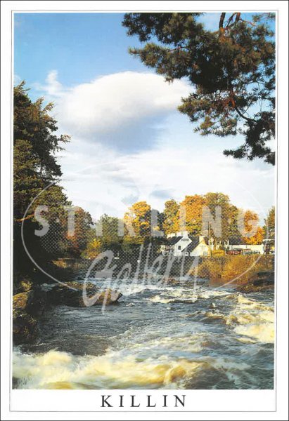 Killin, Falls of Dochart Postcard