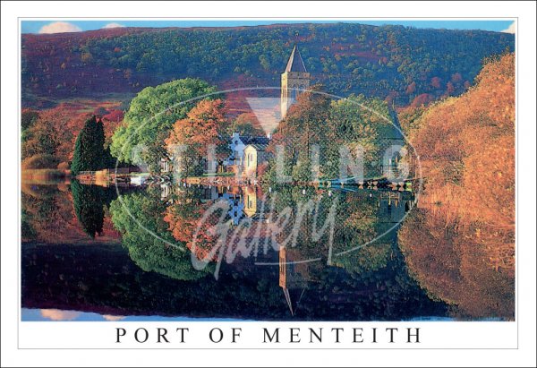 Port of Menteith, Autumn Postcard