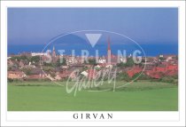 Girvan and Ailsa Craig Postcard