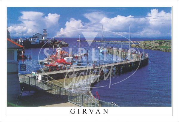 Girvan, The Harbour Postcard