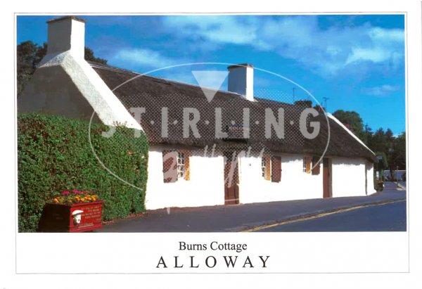 Burns Cottage - Alloway Postcard