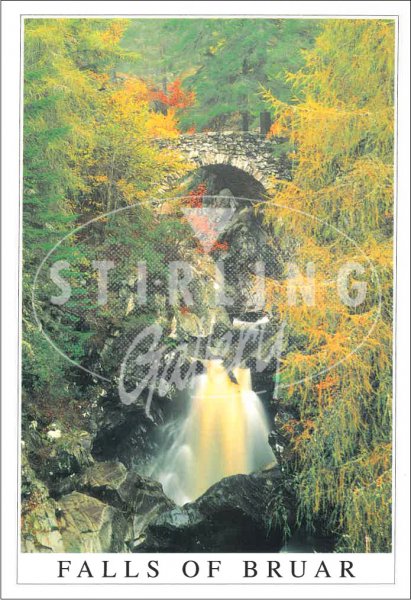 Falls of Bruar, Blair Atholl Postcard