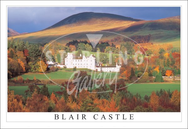 Blair Castle - Autumn Postcard
