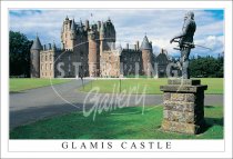 Glamis Castle, Statue Postcard