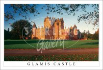 Glamis Castle, Autumn Postcard