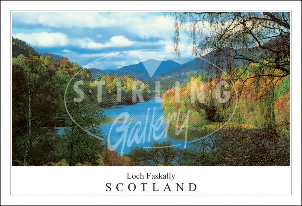 Loch Faskally - Scotland Postcard