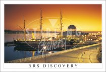 RRS Discovery, Sunset Postcard