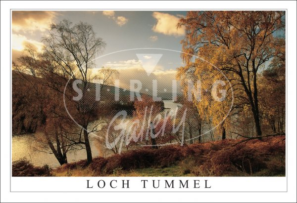Loch Tummel, Autumn Postcard