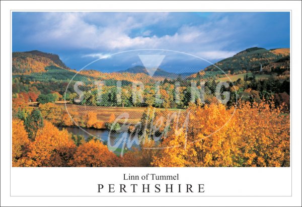 Linn of Tummel - Perthshire Postcard (H SG)