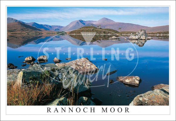 Rannoch Moor, Black Mount Postcard (H SG)