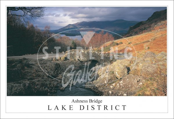Ashness Bridge, Borrowdale, Lake District Postcard