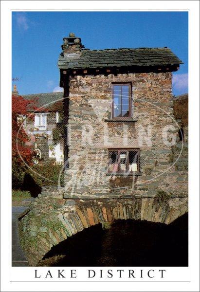 Bridge House, Ambleside - Lake District Postcard