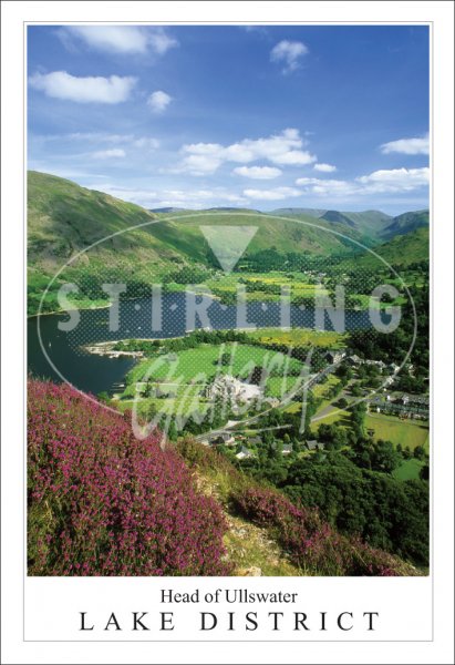 Head of Ullswater -Lake District Postcard (V SG)
