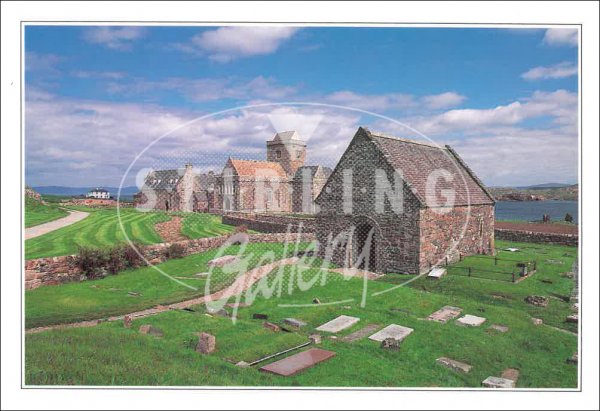 Iona Abbey & St. Oran's Chapel, Iona Postcard