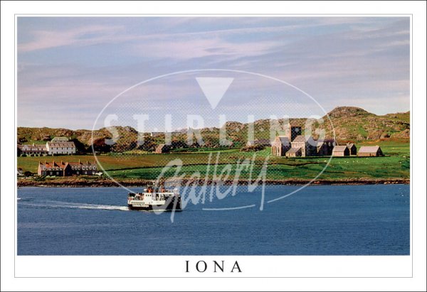 Iona from Fionnphort, Iona Postcard (H SG)
