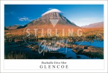 Buachaille Etive Mor - Glencoe, Stob Dearg, cloud tip Postcard