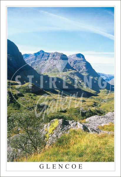 Glencoe, Gearr Aonach & Aonach Dubh Postcard