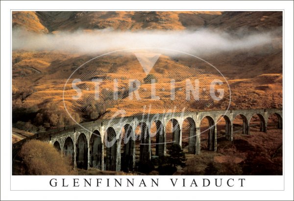 Glenfinnan Viaduct, Cloud Postcard