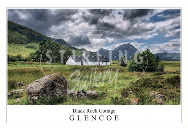 Black Rock Cottage - Glencoe Postcard
