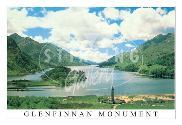 Glenfinnan Monument, Loch Shiel Postcard