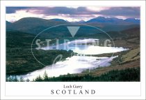 Loch Garry - Scotland, Evening Light Postcard