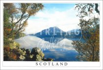 Loch Laggan, Autumn - Scotland Postcard