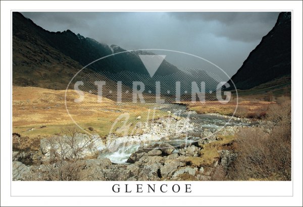 Glencoe, Winter Cloud Postcard