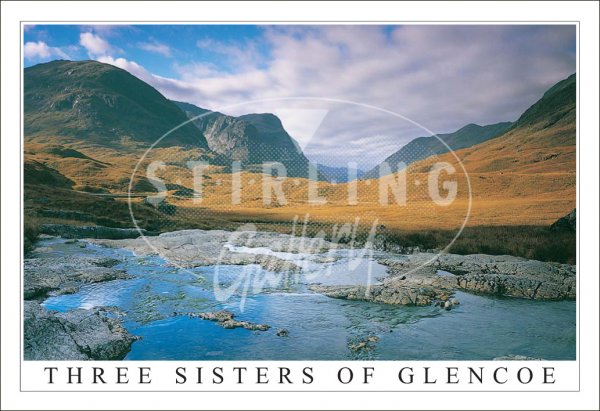 Three Sisters of Glencoe Postcard