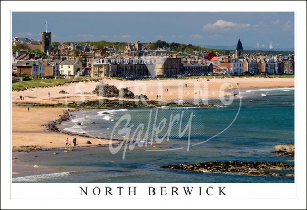 North Berwcik, East Beach, Milsey Bay Postcard