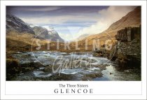 Three Sisters - Glencoe Postcard