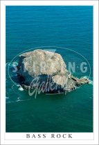 Bass Rock, Aerial View, Postcard