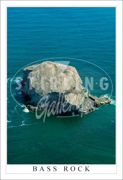 Bass Rock, Aerial View, Postcard